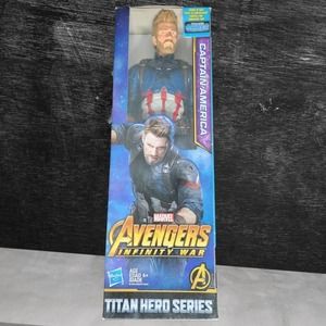 Marvel Infinity War Titan Hero Series Captain America with Power FX Port NEW